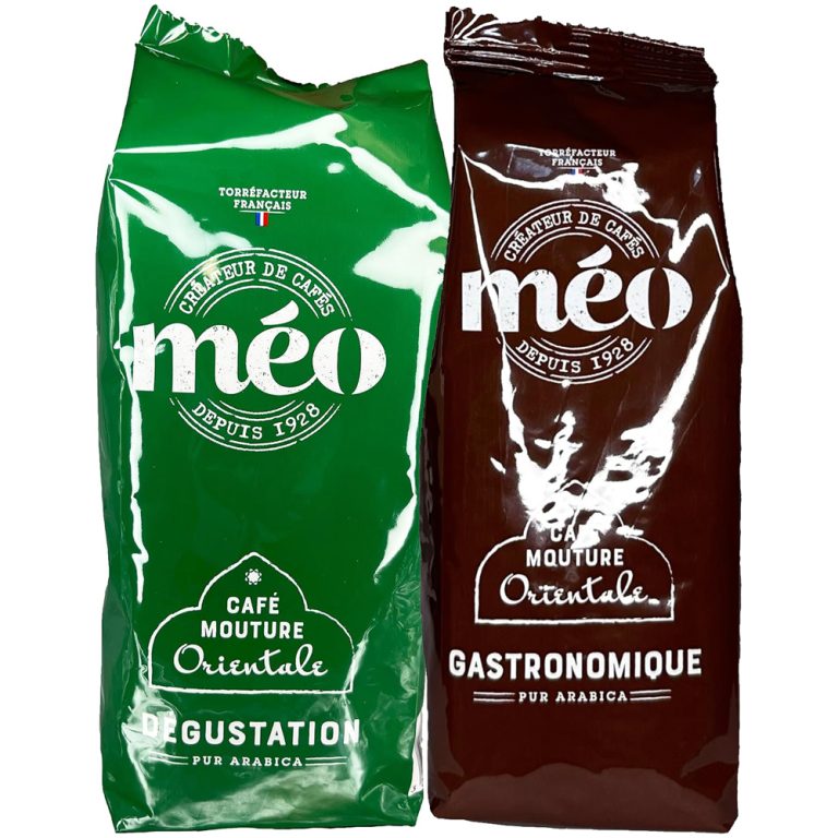 café meo vert marron x2